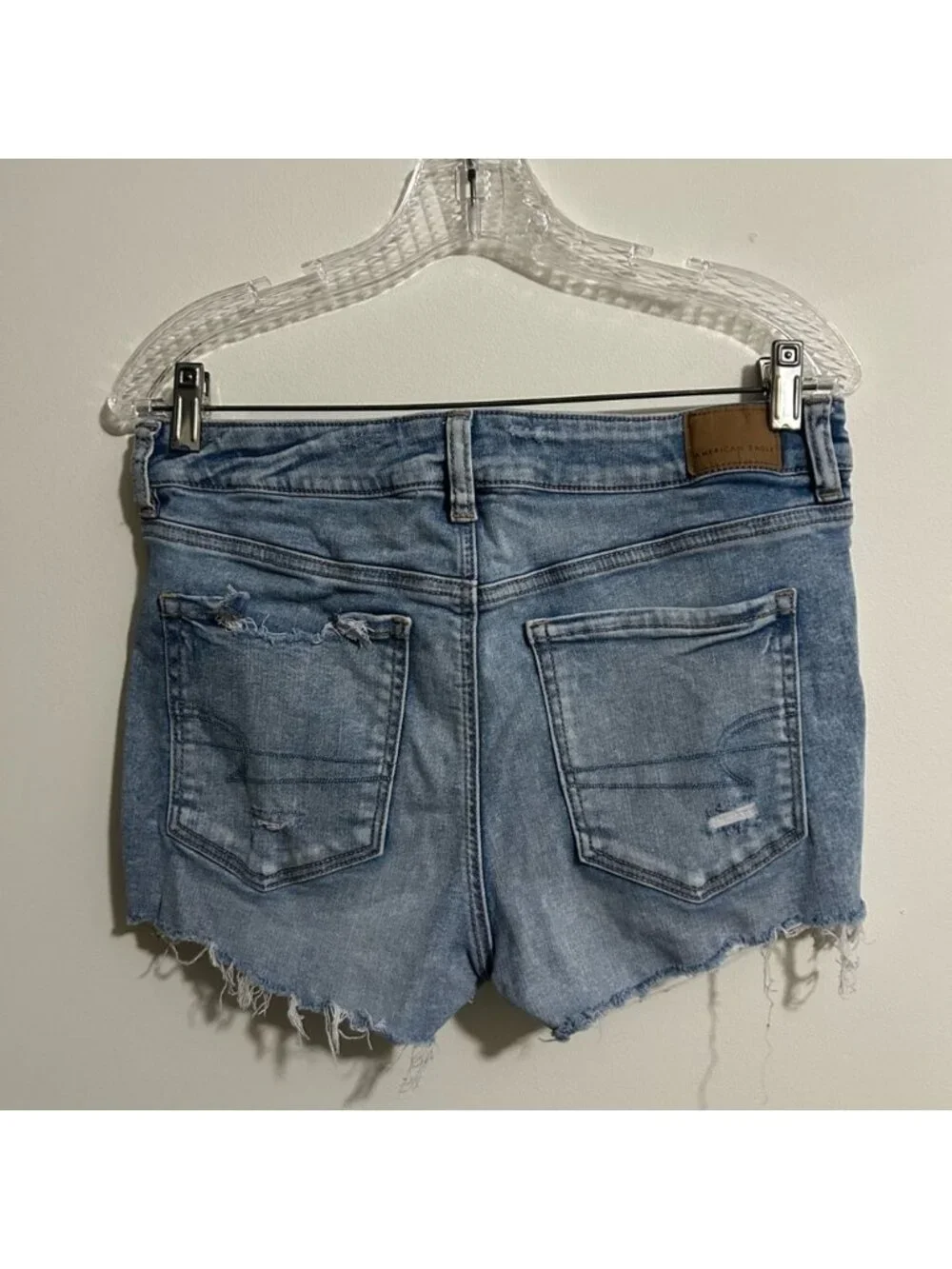 American Eagle High ‎ Waisted Shortie Jean Shorts